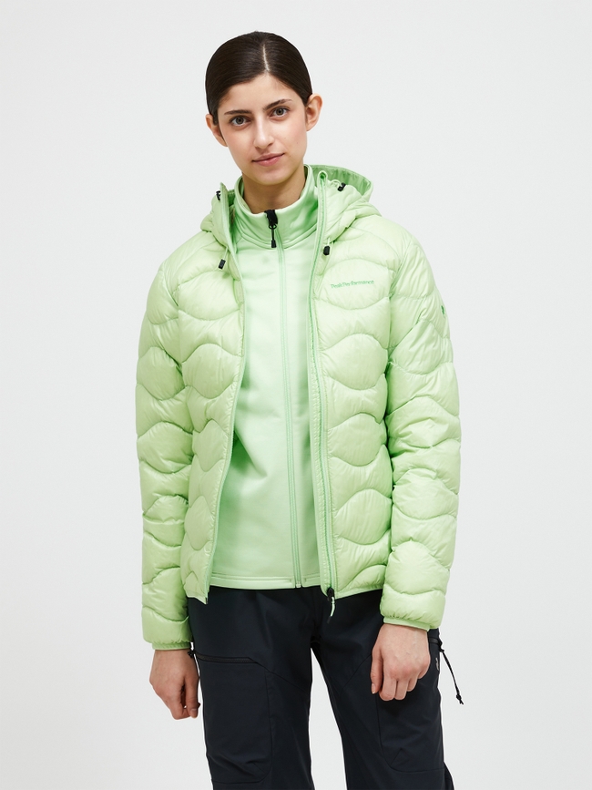 Helium Utility Down Hood Jacket Women | Peak Performance
