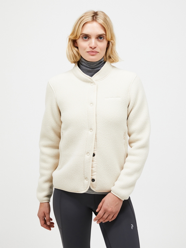 Fleece Snap Cardigan Women Peak Performance