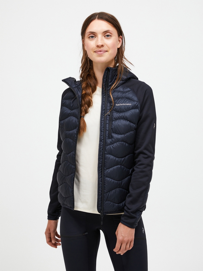 Helium Hybrid Down Hood Jacket Women | Peak Performance