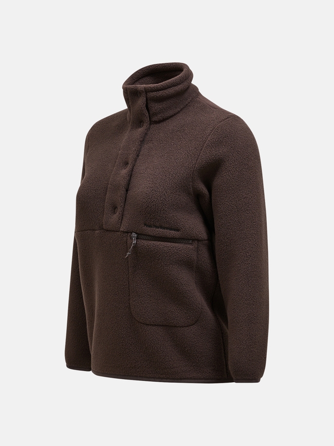 Fleece polo neck deals