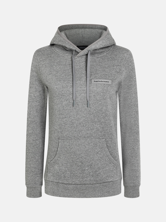 Logo Hood Sweatshirt Women Peak Performance