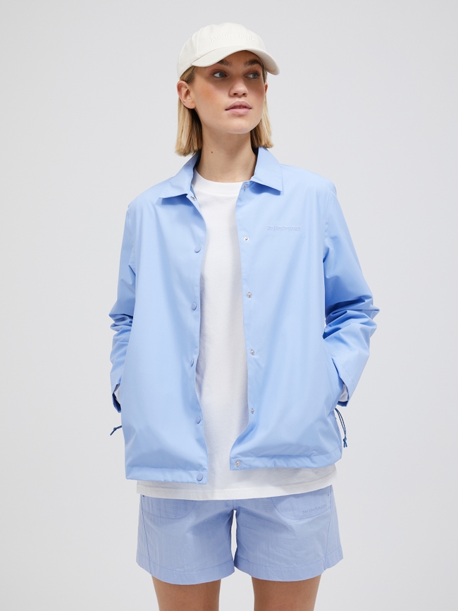 Light blue coach jacket top