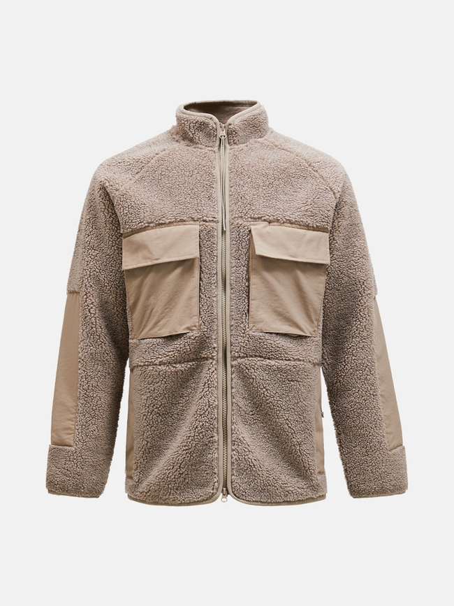 Fleece oversized jacket online
