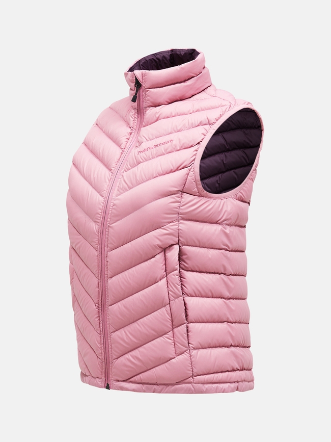 Ladies down vests top