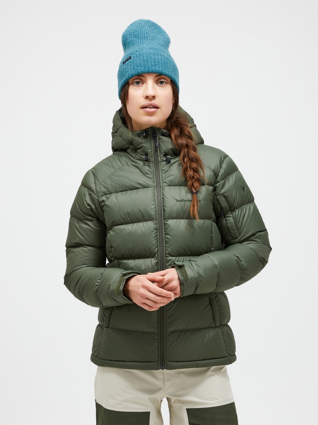 Peak performance frost down hood jacket dam sales