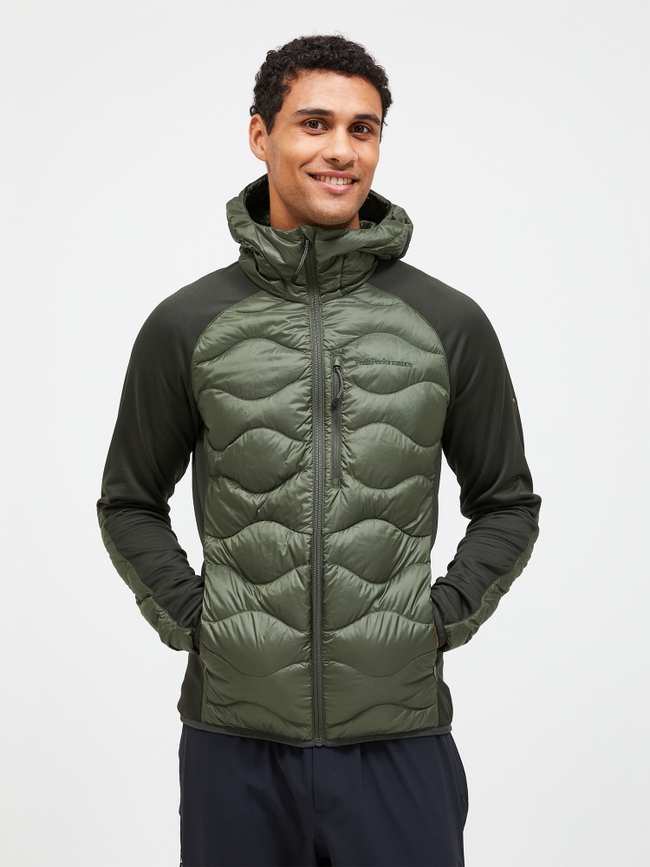 Helium Down Hybrid Hood Men Peak Performance