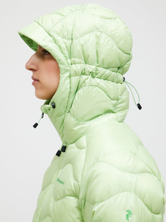 Helium Down Hood Jacket Women | Peak Performance